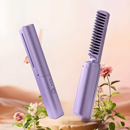 Portable Mini Hair Straightener Rechargeable