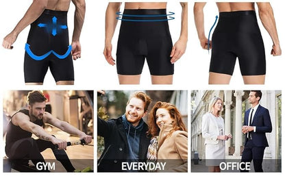 Men's Seamless Microfiber Tummy Tucker Brief